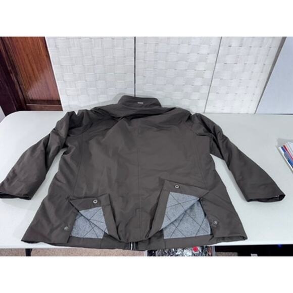 "TOMMY BAHAMA" Men's Wool Lined Coat,Size XLT, Field Jacket, Front Pockets,Green - Picture 15 of 16